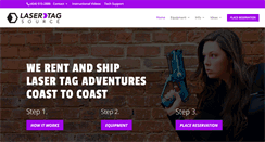 Desktop Screenshot of lasertagsource.com